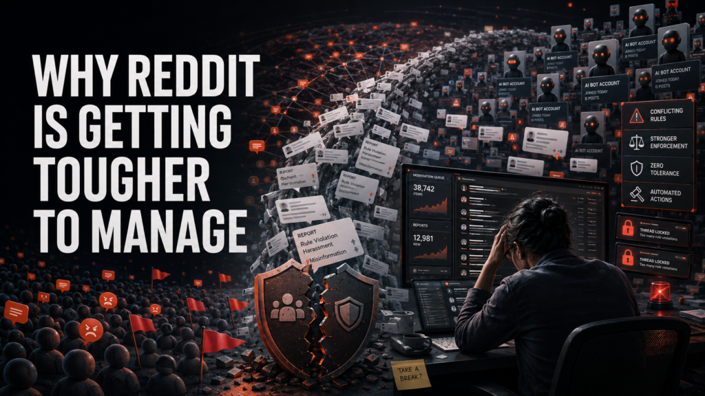 Why Reddit is hard to manage?